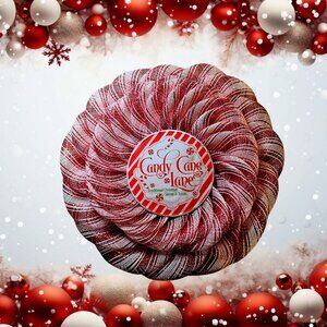 Candy Cane Lane Wreath